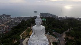 Big Buddha aerial view phuket