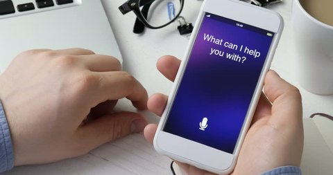 Using intelligent personal assistant on smartphone