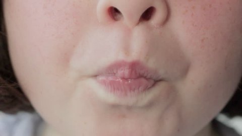 Sucking lip Lip Sucking