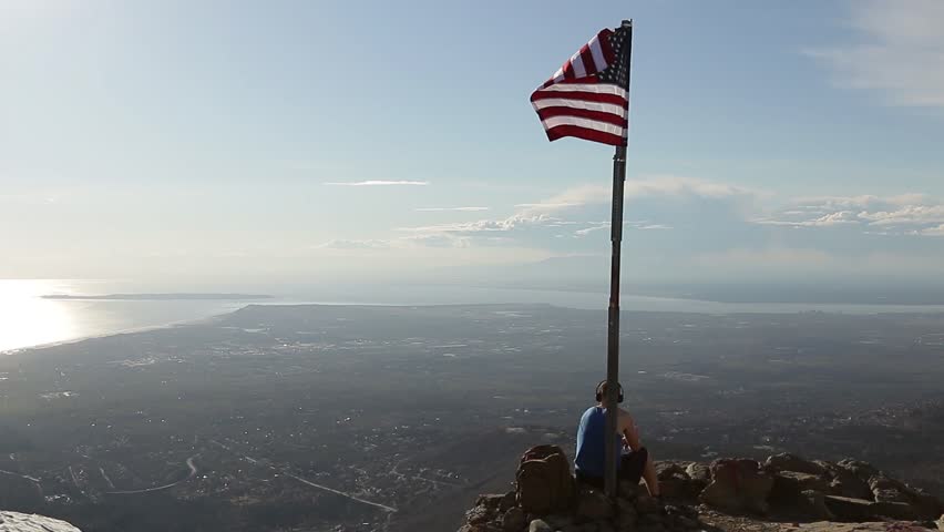 Flattop Mountain above Anchorage Alaska