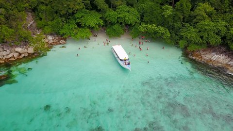 Koh Yang Island Diving Spots Koh Stock Footage Video (100% Royalty-free ...