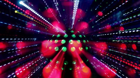 abstract laser party lights