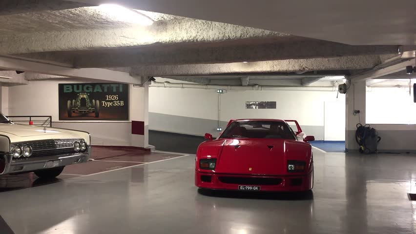 Ferrari F40 Enters The Garage Stock Footage Video 100 Royalty Free 30242608 Shutterstock