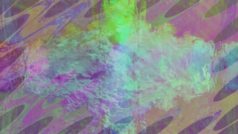 A wavy psychedelic abstract background animation.