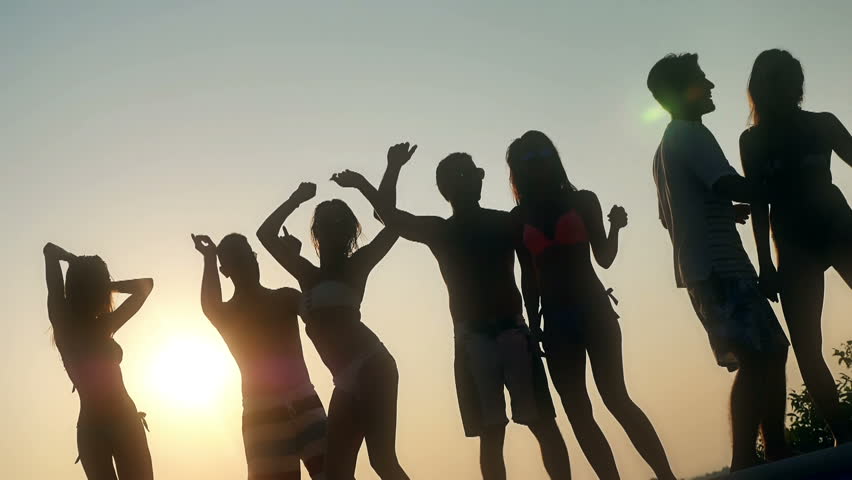 Friends partying during summer vacation | Shutterstock HD Video #30266881
