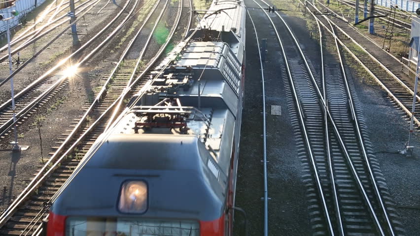 Passenger train passing by