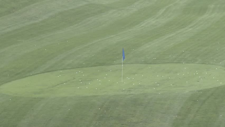 Golf Balls On Driving Range