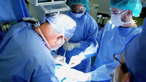Medical Caucasian African American Surgical Team Stock Footage Video ...
