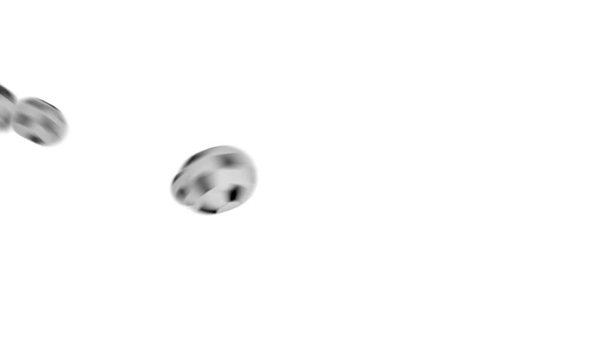 Football Soccer Ball Bounces