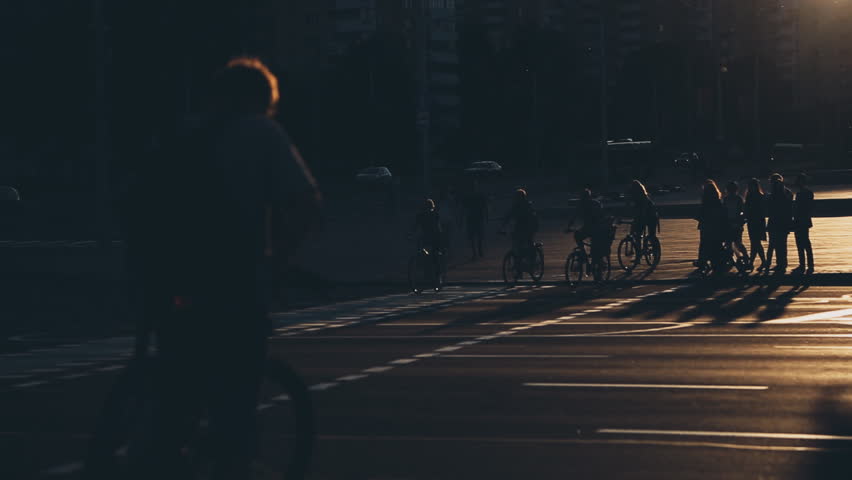 cozy evening in the city