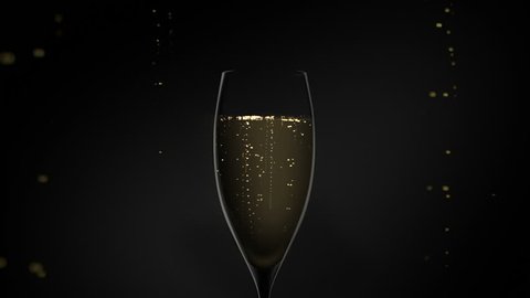 glass of champagne