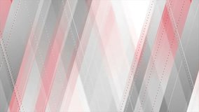 Red and grey abstract tech geometric minimal motion design. Seamless loop. Video animation Ultra HD 4K 3840x2160