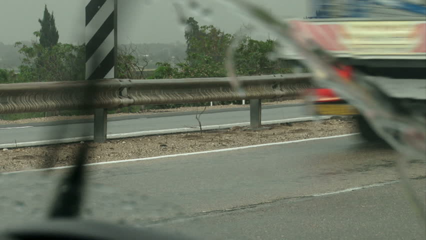 car stopped in middle of highway