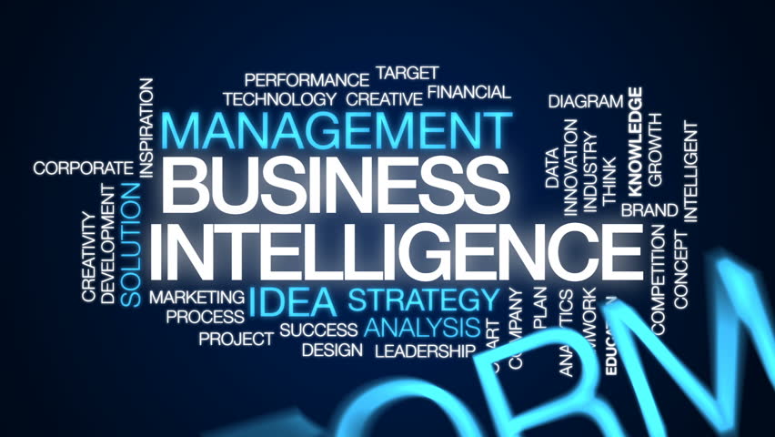 Business Intelligence Animated Word