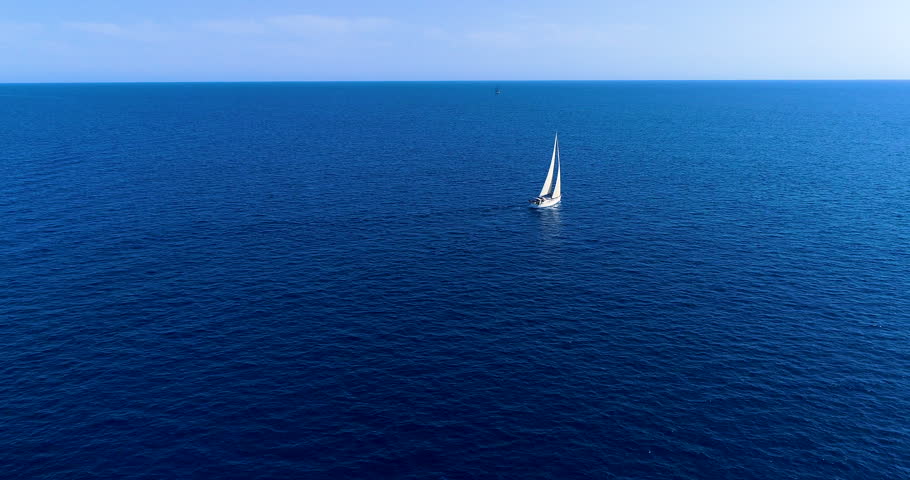 Sailboat At Sea Stock Footage Video 100 Royalty Free Shutterstock