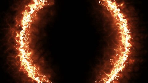 Effects VFX Pack with alpha matte, fire circle at the end is loop.