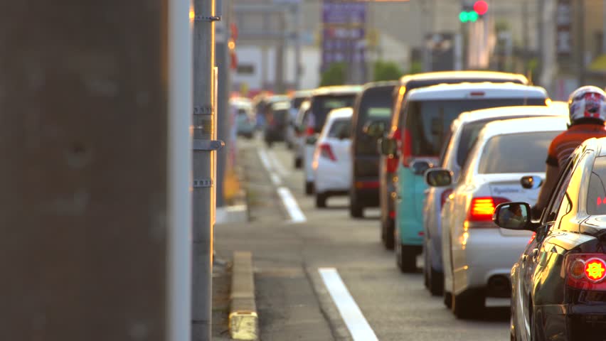 Traffic jam in Japan. Royalty-Free Stock Footage #30399928