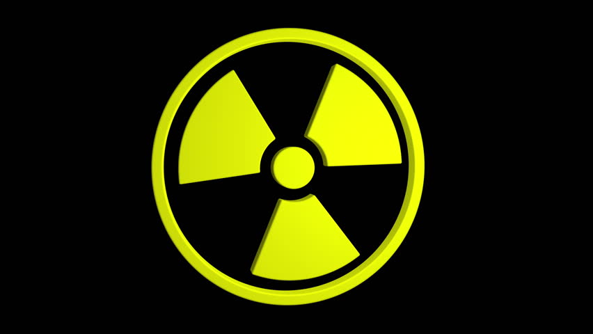 Nuclear Sign Symbol Rotate Around Stock Footage Video 100 Royalty Free 30399967 Shutterstock