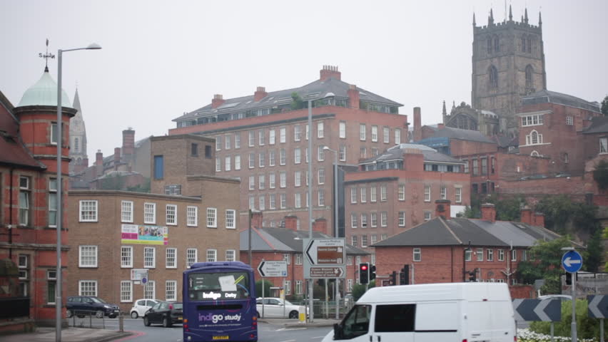 Nottingham in the morning, England