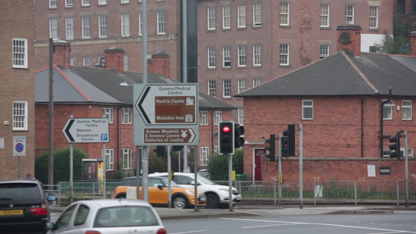 Typical Nottingham - red brick architecture, Nottingham