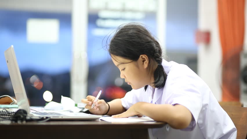 Student Doing Home Work After Stock Footage Video 100 Royalty Free 30415816 Shutterstock