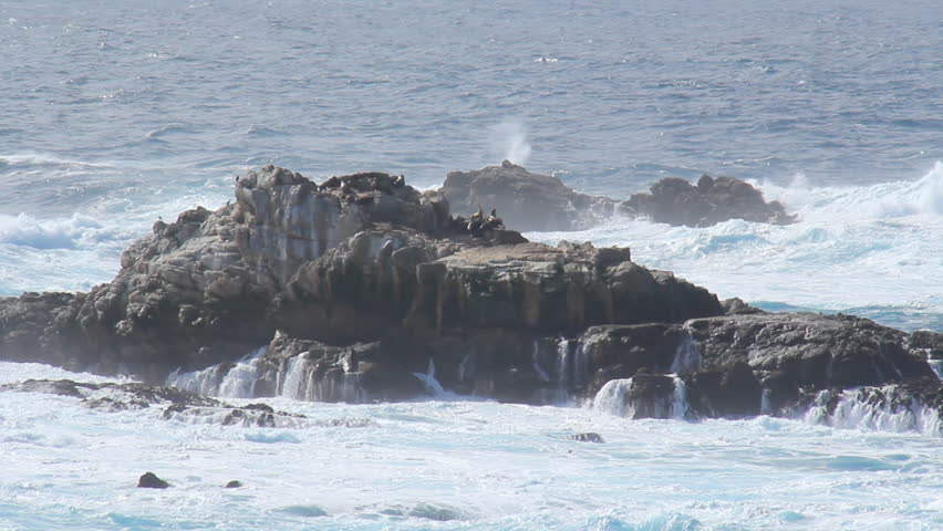 Big Sur 4. Coastal Big Sur, California on a beautiful afternoon. Zoomed in a