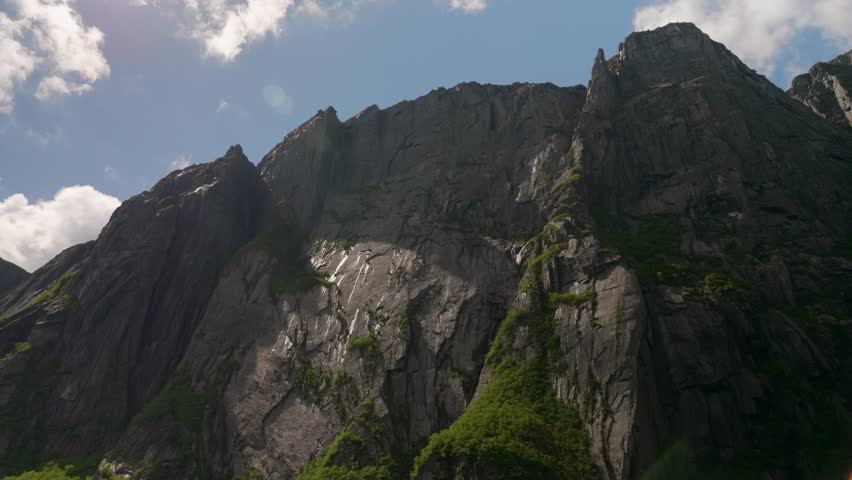 The beautiful cliffs in the gorgeous park of Gros Morne National Park Newfoundland Canada