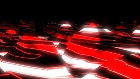 4K Loop Polygon Abstract party festival background for different events....
