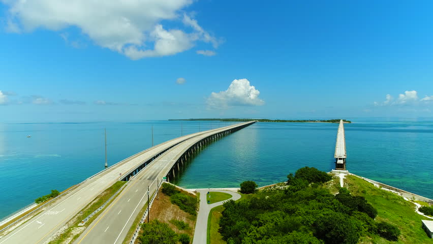 Bahia Honda State Park Old Bridges. Florida Keys, USA. 