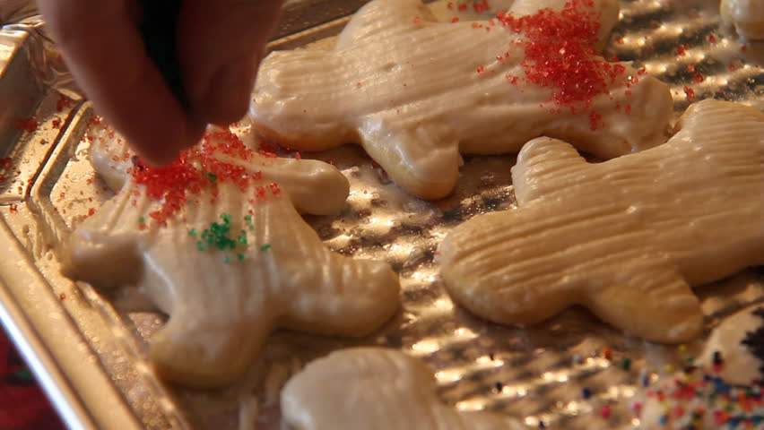 Baking Sugar Cookies 21. Preparing, mixing, baking and decorating Christmas