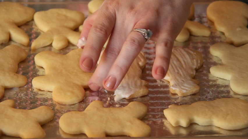 Baking Sugar Cookies 18. Preparing, mixing, baking and decorating Christmas