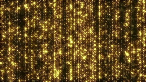 gold particles glitter glamour rain 4k Stock Footage Video (100% ...