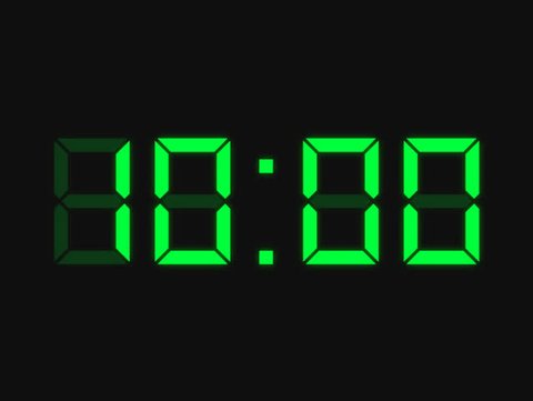 countdown clock green led hd Stock Footage Video (100% Royalty-free ...