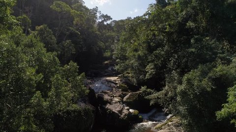 Waterfall on Ilhabela, Sao Paulo, Brazil
