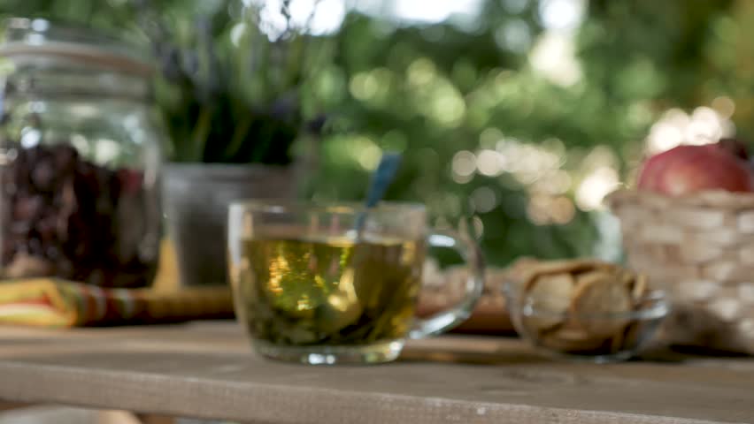 Tea time. Outdoors | Shutterstock HD Video #30493732