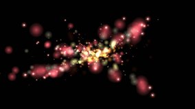 Digital Animation of reacting Particles
