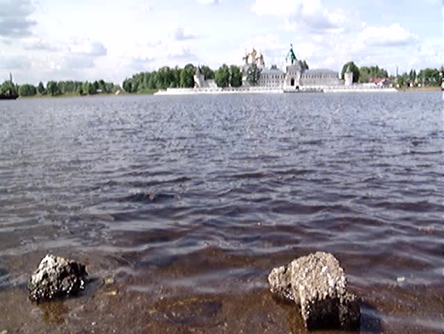 River . History Russian town.