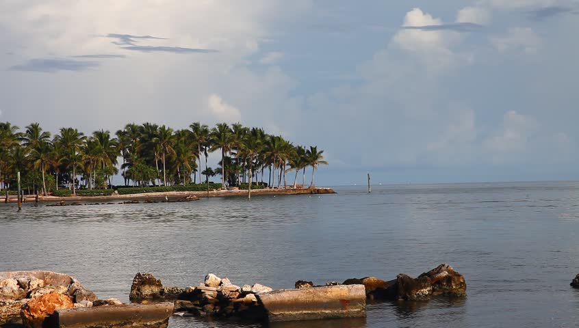 View of the ocean from Marathon Florida.
