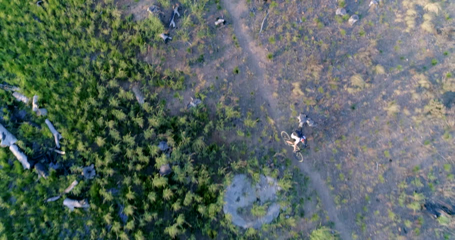 Tracking Downhill Mountain Biker in Cape Town