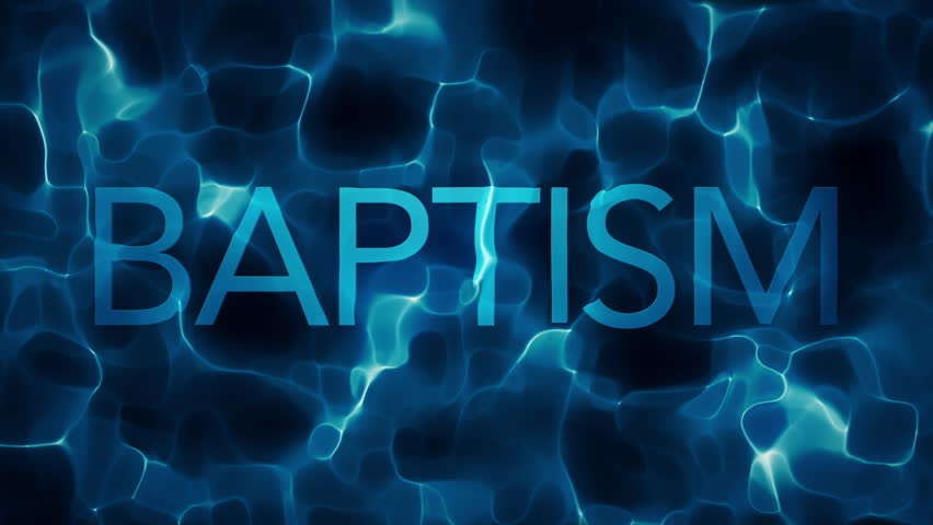 Deep Water BAPTISMS Title Water Abstract Loop Royalty-Free Stock Footage #30549739