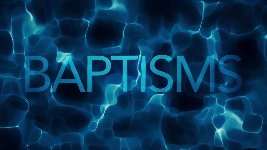 Deep Water BAPTISM Title Water Abstract Loop