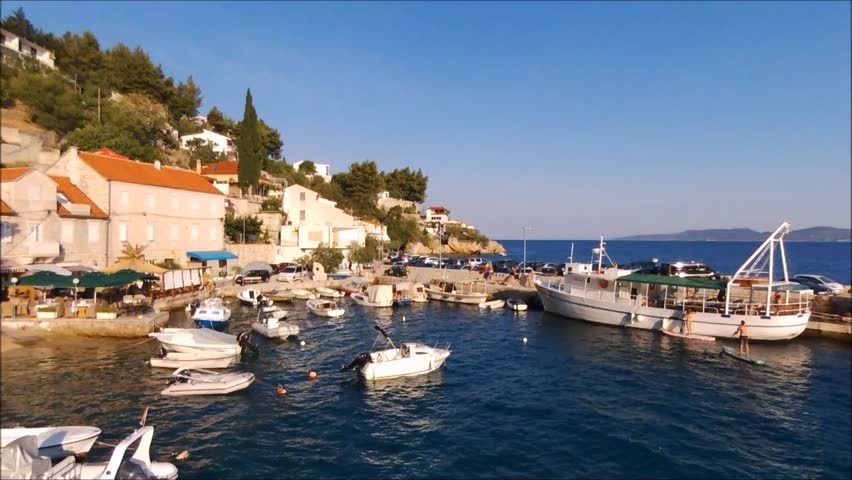 Small Village and Beach near Omis - Mimice, Dalmatia, Croatia 