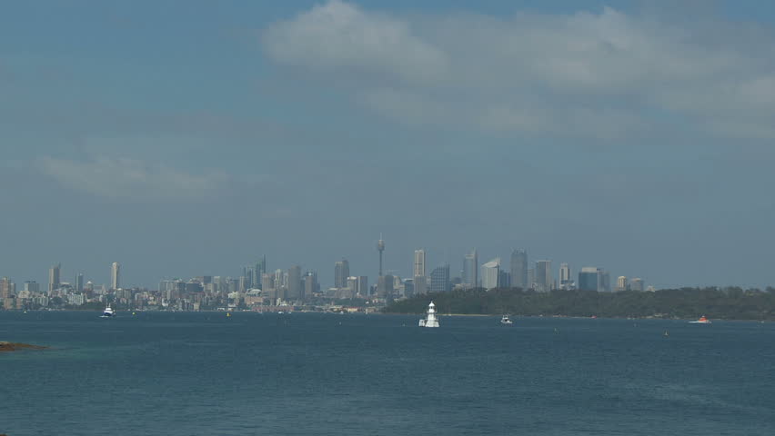 Sydney Harbor and Skyline as viewed from the east