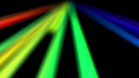 rainbow color light leak moving in black space New quality universal motion dynamic animation background colorful joyful dance music holiday video footage loop