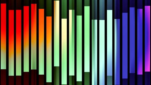 abstract soft rainbow color moving block tile animation background \ New quality universal motion dynamic colorful joyful dance music video footage loop