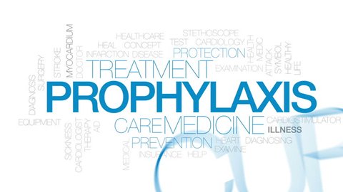 Prophylaxis Animated Word Cloud Text Design Stock Footage Video (100% ...