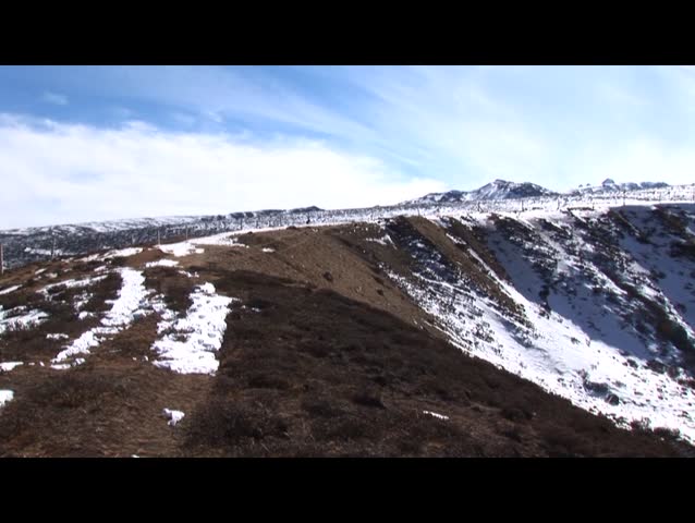 top of snow mountain
