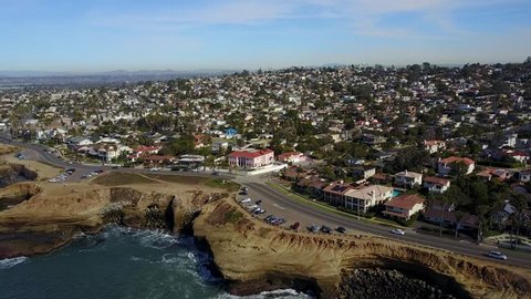 San Diego - Sunset Cliffs - Drone Video
Arial Video of Natural cliffs overlooking the Pacific Ocean offer views of the coast & the occasional cliff diver.
