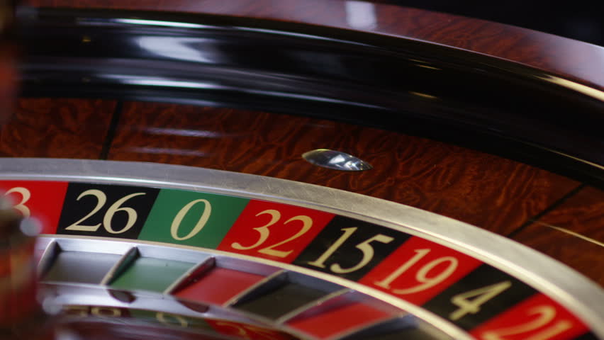 casino roulette motion white ball drops Stock Footage Video (100% ...
