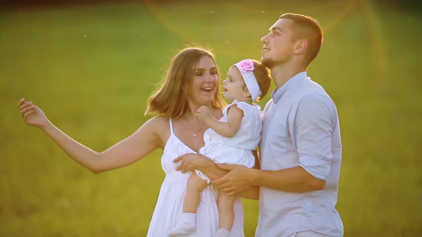 Happy Mother Father And Daughter Stock Footage Video 100 Royalty Happy Mother Father And Daughter Stock Footage Video 100 Royalty
